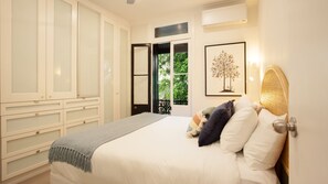 1 bedroom, iron/ironing board, travel crib, free WiFi