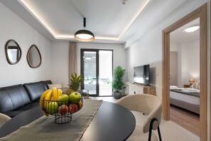 Deluxe-Apartment | Eigene Küche | Großer Kühlschrank, Ofen, Herdplatte, Geschirrspüler