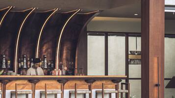 Poolside bar
