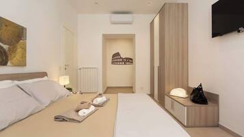 2 camere, una scrivania, ferro/asse da stiro, culla da viaggio