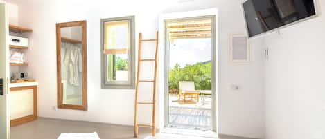 Economy Double or Twin Room, Partial Sea View | In-room safe, blackout drapes, free WiFi