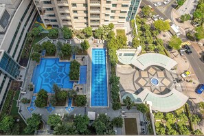 Departamento, balcón, vista a la ciudad | Vista del balcón