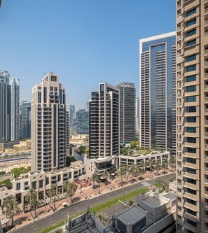 Apartemen, balkon, pemandangan kota | Pemandangan balkon