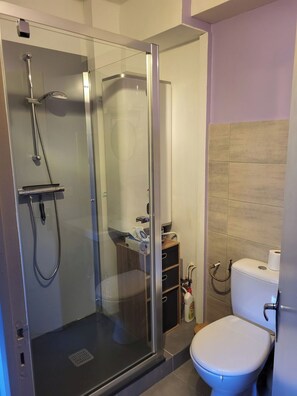 Shower, hair dryer, toilet paper - Le repos d'Aubrac (Laguiole)