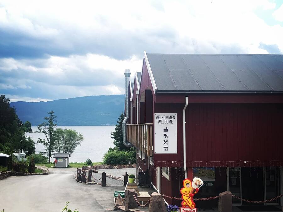 Façana frontal de l'allotjament