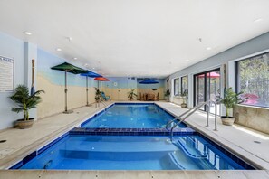 Indoor pool, a heated pool