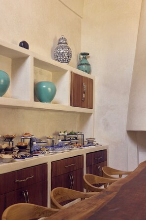 Gratis frukostbuffé varje dag