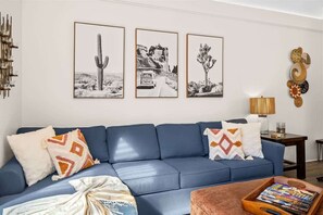 TV, fireplace, offices