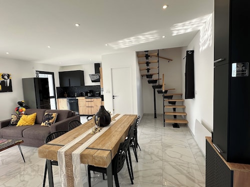 Duplex 80m2, Le Refuge du Léman, lac et montagnes, pour 6 personnes