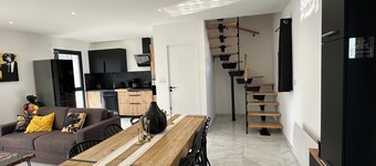 Duplex 80m2, Le Refuge du Léman, lake and mountains, for 6 people