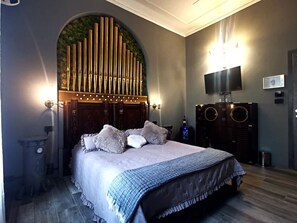 Chambre Deluxe double, patio, vue sur le jardin | Accès au Wi-Fi (inclus), literie fournie