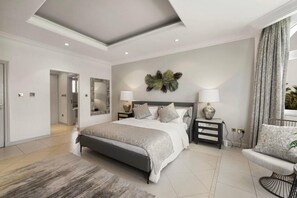 4 bedrooms, iron/ironing board, WiFi, bed sheets - Charming 4-bedroom villa with WiFi, fitness room in delightful Dubai Downtown (Dubai)