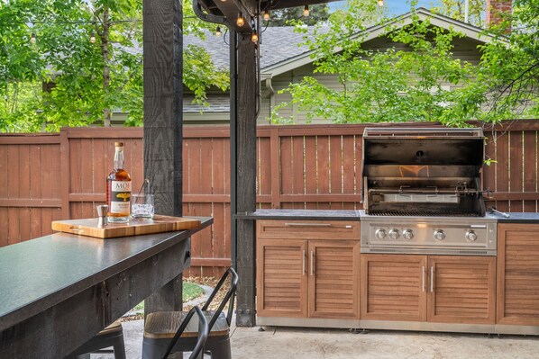 House, Multiple Beds, Patio, Garden View (829 Smith Street) | Property grounds - CSU Hideaway King Bd, Backyard Oasis, EV Charger (Fort Collins)