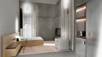 The Heritage Suite | 1 slaapkamer, luxe beddengoed, een gratis minibar, een laptopwerkplek