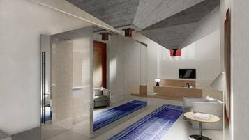 1 bedroom, premium bedding, free minibar, laptop workspace