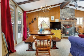 House (3 Bedrooms) | Interior - Hike, Ski & Unwind: Cabin w/ Deck in Chester! (Chester)