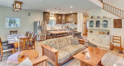 Game Room & Deck: Pet-friendly Lake Arrowhead Home