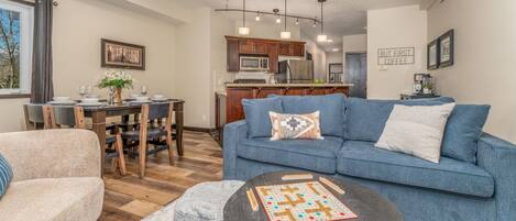 Smart-tv en een open haard