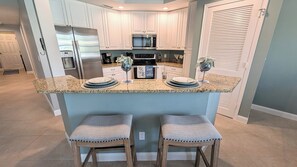 Fridge, microwave, oven, stovetop - Find Your Happy Place in this Tropical Poolside Condo! (Bonita Springs)