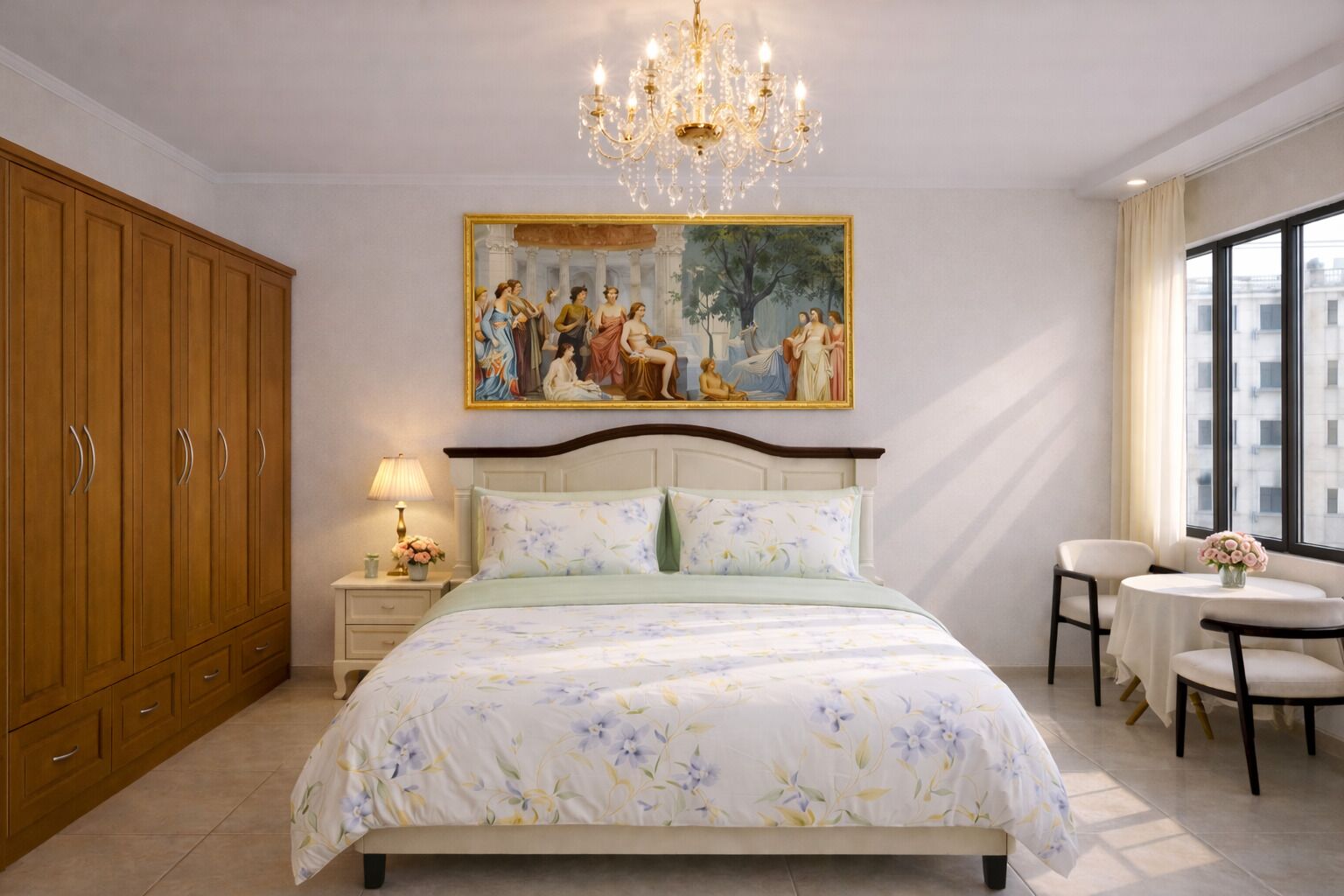 Superior kamer, uitzicht op stad | Privékitchenette | Een mini-koelkast, een magnetron