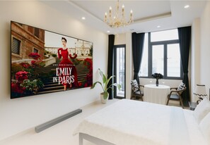 Quarto romântico, vista para a cidade | Recepção