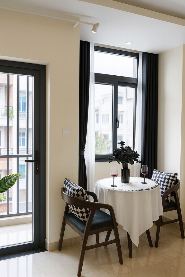 Luxury Room, City View | Balcony view