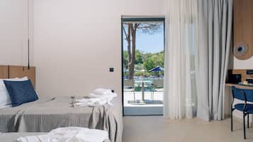 1 chambre, literie de qualité supérieure, matelas Select Comfort
