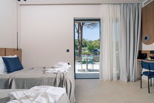 Superior Double or Twin Room, Pool Access, Poolside | Premium bedding, Select Comfort beds, in-room safe, desk