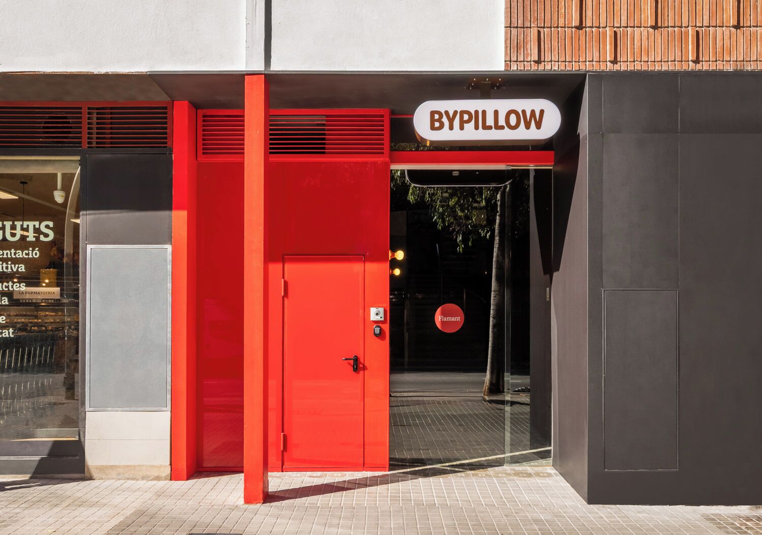 Voorkant van accommodatie