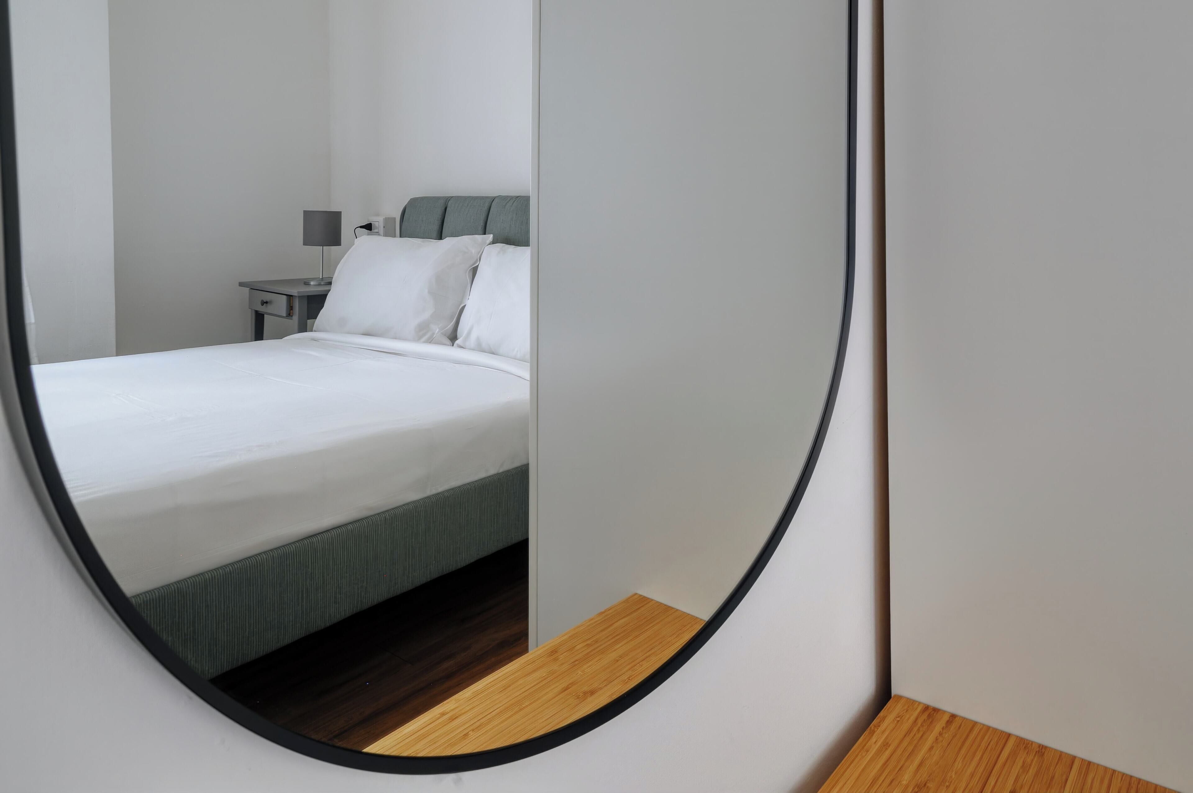 Apartemen Standar | 3 kamar tidur, setrika/meja setrika, Wi-Fi gratis, dan seprai linen