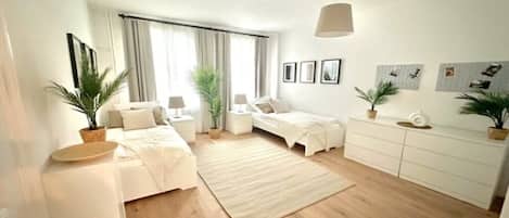 2 Schlafzimmer, Schreibtisch, kostenloses WLAN, Bettwäsche
