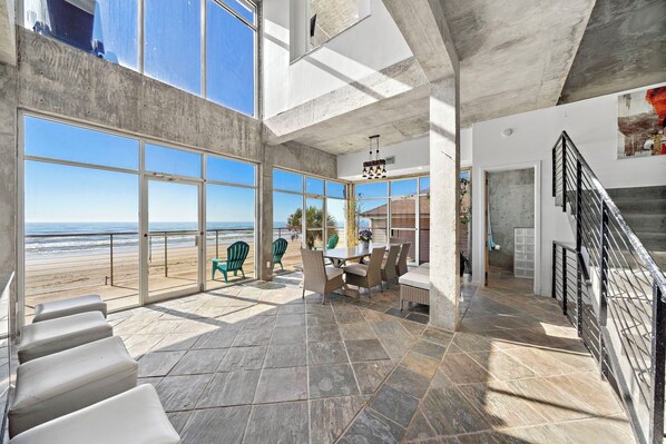 Interior - Oceanfront Experience | Panoramic Views + Pet-friendly (Galveston)