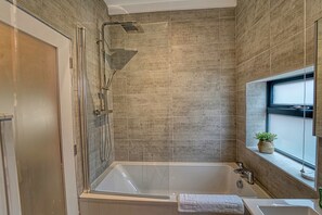 Shower, hair dryer