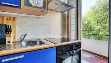 Apartamento, 1 cama de casal e sofá-cama, sacada | Sacada