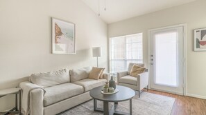 Apartment, 2 Bedrooms | Living area | 40-inch TV with digital channels