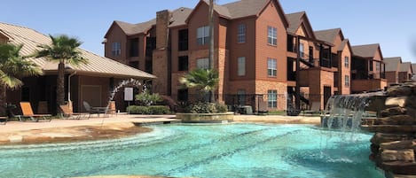 Seasonal outdoor pool