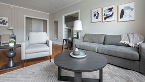 Apartment, 2 Bedrooms | Living area - Central West End Apartments by Landing (St. Louis)
