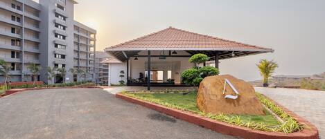 Fassade der Unterkunft