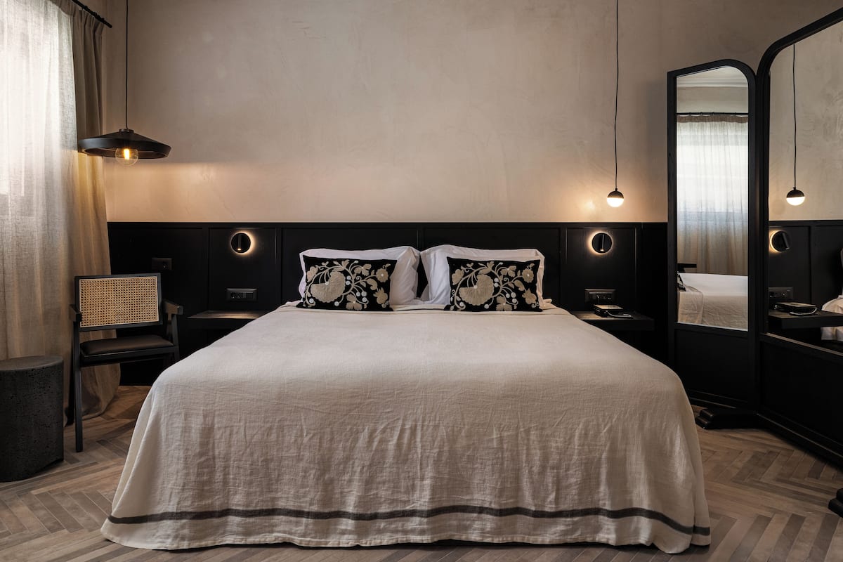 Phòng Suite Deluxe, quang cảnh núi | 1 phòng ngủ, bộ đồ giường cao cấp, nệm Select Comfort