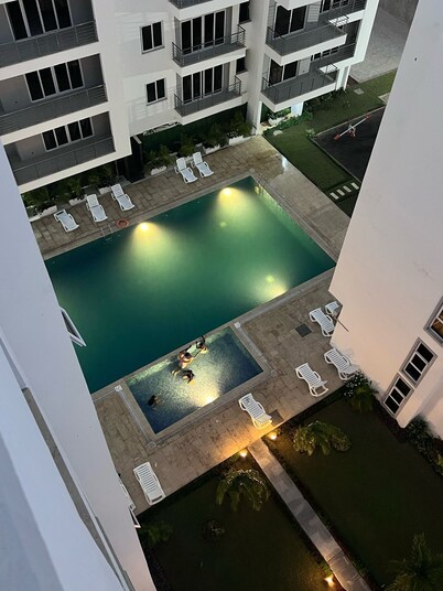 Family-friendly, 2-bedroom apartment with fitness room, Wi-Fi in vibrant Mombasa