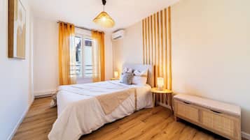 2 chambres, fer et planche Ă repasser, lit parapluie, accĂšs Internet