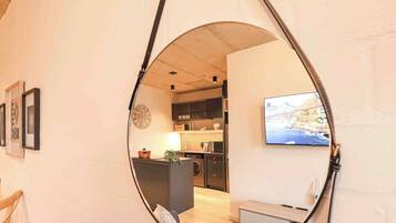 Compact One Bedroom | Living area