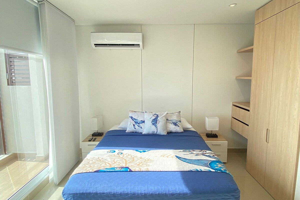 1 bedroom, blackout curtains, soundproofing, free WiFi