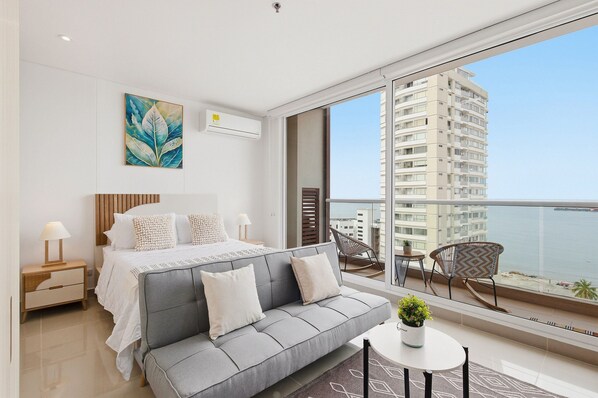 City appartement | 1 slaapkamer, individueel gedecoreerd, individueel gemeubileerd