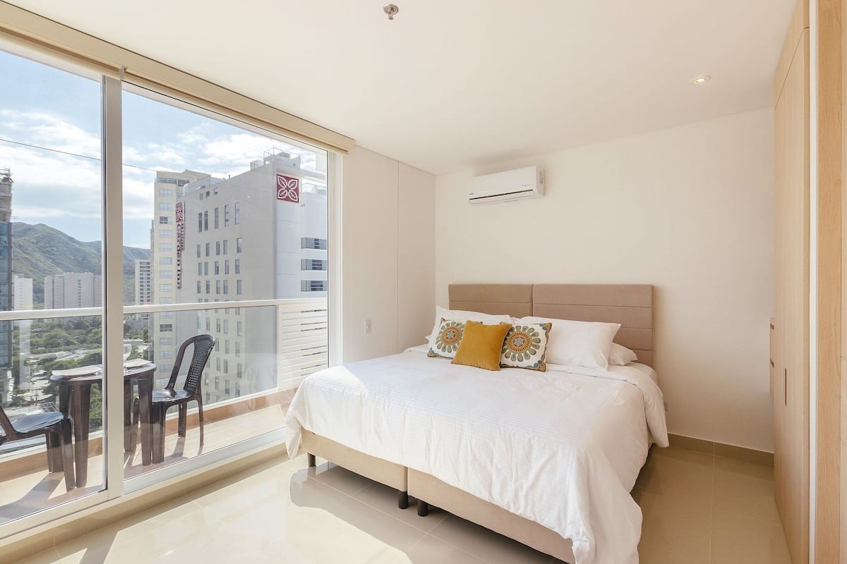 อพาร์ทเมนท์ (DR01J) | 1 ห้องนอน, ผ้าม่านกันแสง, ห้องเก็บเสียง, Wi-Fi ฟรี