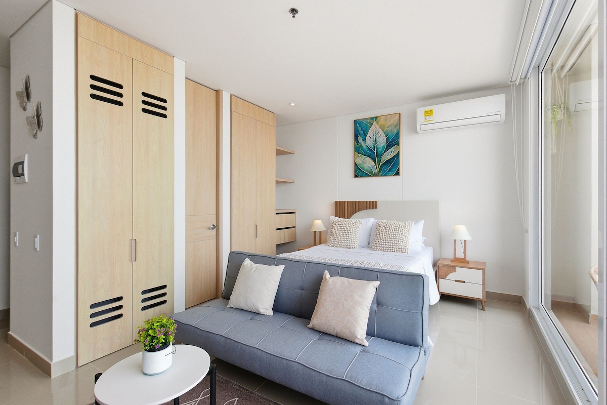 1 bedroom, blackout curtains, soundproofing, free WiFi