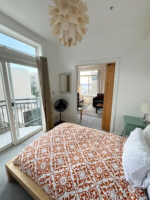 2 bedrooms, iron/ironing board, travel crib, WiFi