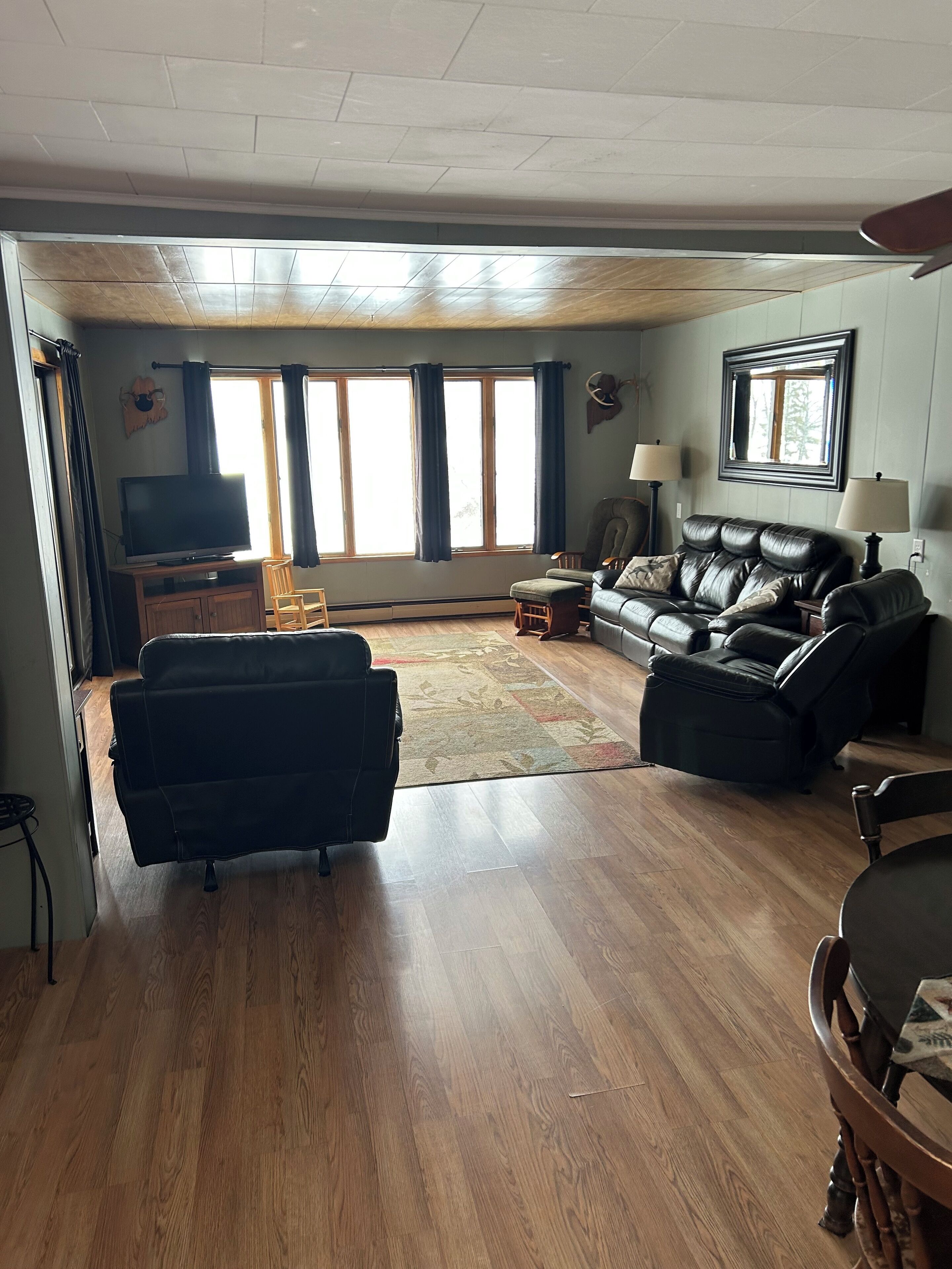 Cottage, Lake View | Living area | 32-inch Smart TV with cable channels