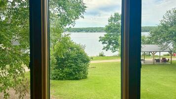 Cottage, vue lac | Coin séjour