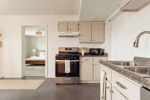 Fridge, microwave, oven, stovetop - Huge, One Bedroom Apartment w/Balcony (Conneaut Lake)